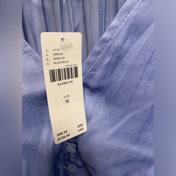 Anthropologie blue blouse - Picture 4 of 6